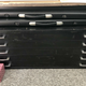 My flat file in the new house. Tissue box inserted for scale.